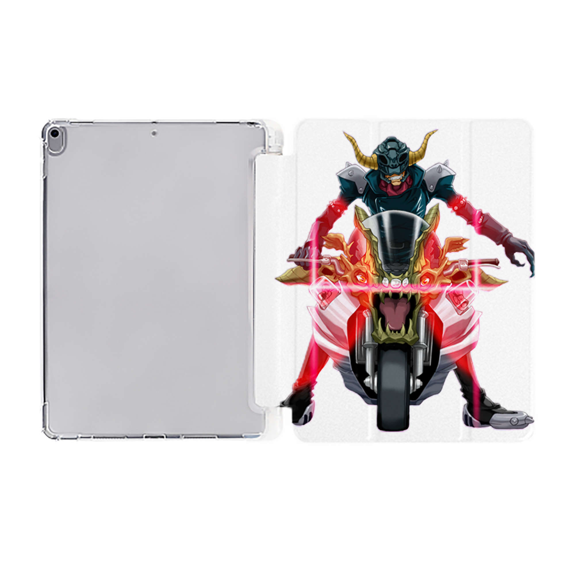 （画像用） 遊☆戯☆王 Yu-Gi-Oh! IPad ケース ペン収納付き 三つ折りスタンド PUレザー×シリコン 対応機種9.5/10.5/10.9インチ